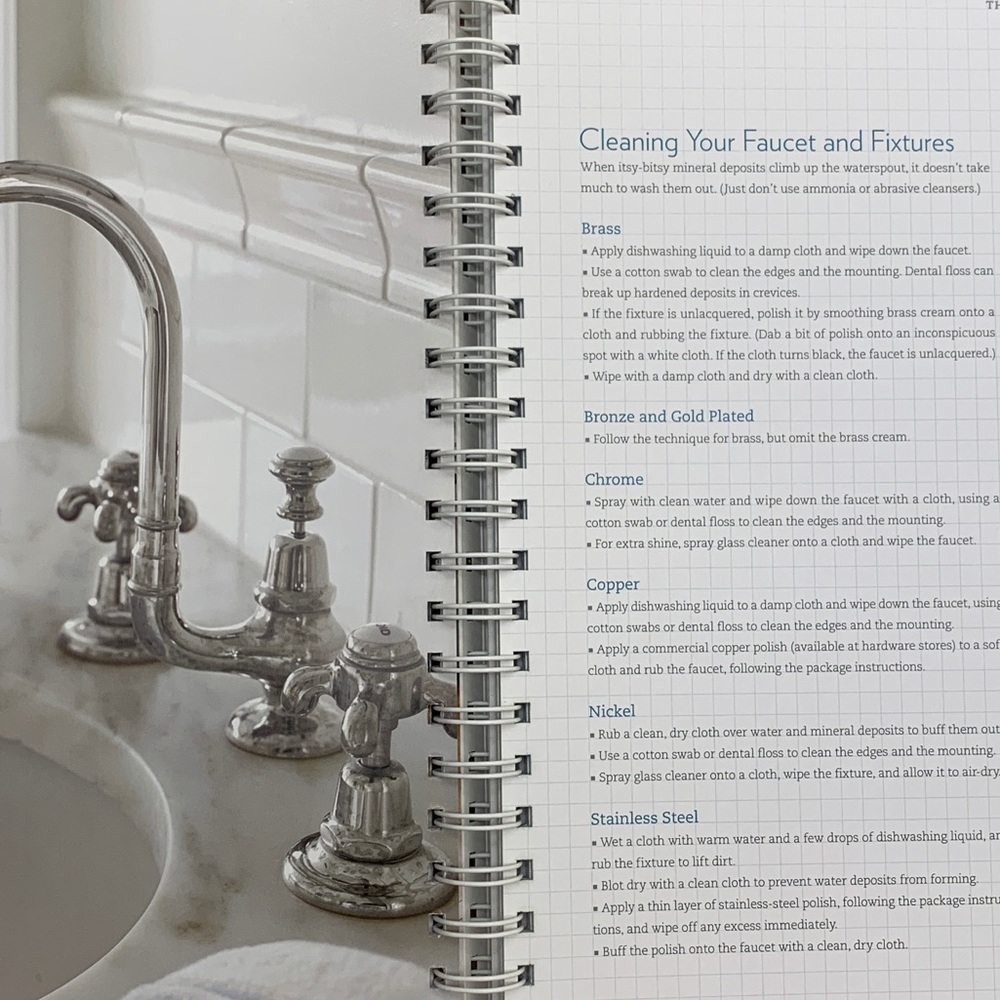 NEW Book! Tips and tricks on cleaning everything.